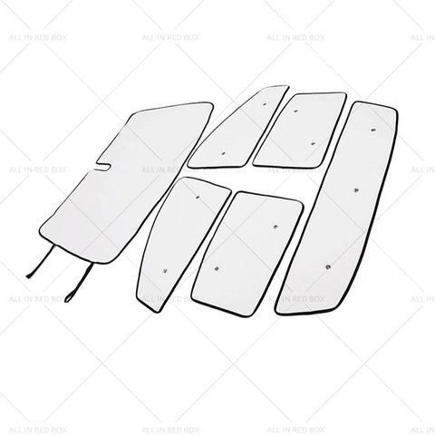 Ford Ranger 6 x Car Sunshade Window Visor (2015-2024)