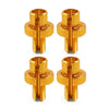 ATV Pit Bike M8 x 1.25 Clutch Brake Throttle Cable Adjuster Screw Gold