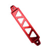Red Aluminum Car Battery Holder Mount Kit with J-Hooks