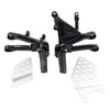 Honda CBR1000RR Black Front Driver Foot Pegs (2004-2007)