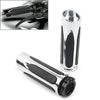 Harley Touring Road Electra Glide Softail Chrome Handlebar Hand Grips Pair