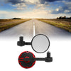Motorcycle Rear View & Handlebar Mirrors Aluminum Plastic Black Red