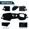 BMW 4 Series 2021 Sun Protector Black Blue Dashboard Cover Mat