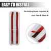Jeep Wrangler JL JLU White Engine Hood Hinge Covers (2018-2021)