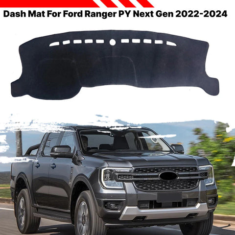 Ford Ranger PY Next Gen Anti-Sun Dash Mat Cover Cove Pad (2022–2024)
