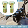 Motorcycle 2 x Hollow Bolt Screws / G1/4 38mm / Imperial Thread