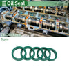 Oil Seal Rotary Shaft Seal TPU 24x30x6mm High Pressure Green 5 pcs