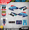 Honda XR 80 (2001-2003) - FOXY Style Stickers Custom Graphic Kit