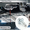 Car / Motorcycle Set M12x1.75 1.59" Height Engine Oil Drain Plug with Gasket