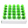 Car Side Light Lamp 10Pcs T10 194 168 W5W 159 Green Glass Halogen Bulbs