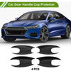 BMW X3 Carbon Fiber Black 4 Pcs Cup Protector (2022-2023)