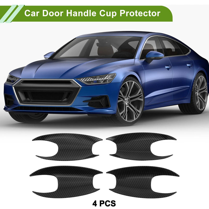 BMW X3 Carbon Fiber Black 4 Pcs Cup Protector (2022-2023)