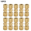 Car 10 x Brake Line Connector 4.75mm 3/16