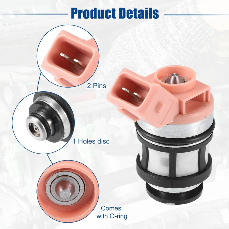 Nissan Hardbody Pickup 3.0L V6 6 x Fuel Injector Nozzles (1994)