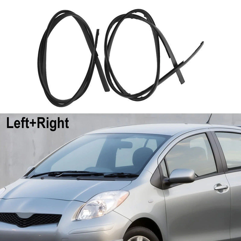 Toyota Yaris 2 x Roof Drip Moulding Side Finish Strip (2007–2011)