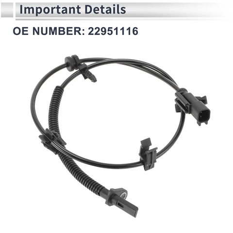 Chevrolet Traverse ABS Wheel Speed Sensor (2009 - 2017)