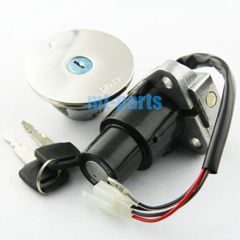 Yamaha FZR400 Ignition Key Switch & Fuel Tank Cap Lock Set (1988-1990)