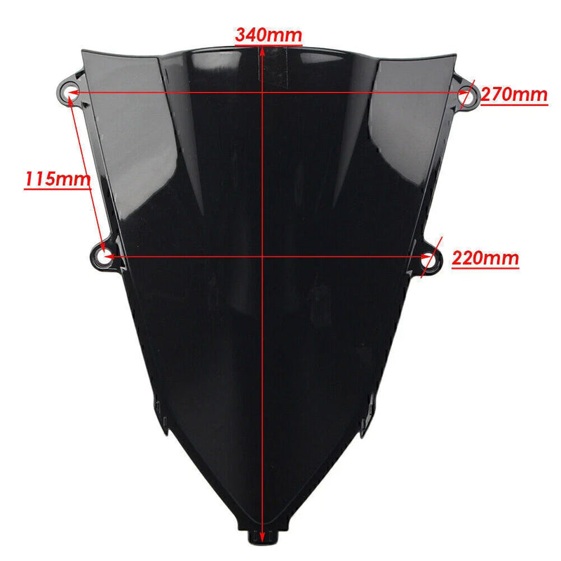 Honda CBR650R Black Windshield (2019-2023)