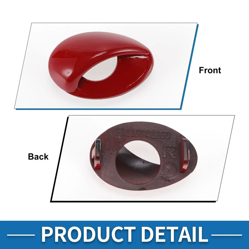 BMW M3 Red Front Right Bumper Washer Nozzle Cover Cap (2008 - 2013)