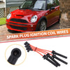 Mini Cooper 4 Pcs Spark Plug Wire Ignition Coil Cables (2002-2007)