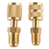 R410 Split AC Charging Adaptor 5/16" Female to 1/4" Male