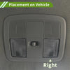Toyota RAV4 1pc Car Front Right Interior Light Cover (2006–2012)