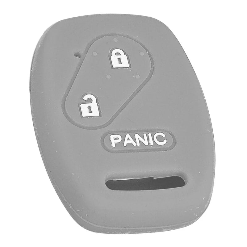 Honda Civic CR-V Pilot Gray 3 Button Key Shell Cover Protector (2006-2021)