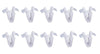 Toyota Hilux 10 x Side View Mirror Clips (2005-2014)
