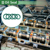 Car Oil Seal Rotary Shaft Seal TPU 26x32x4.7mm High Pressure Green 5 Pcs