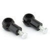 Universal Motorcycle 2 x Black Handlebar Risers (1" Bar)