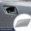 Volvo (Silver Tone) Bumper Headlight Washer Nozzle Cover (2001-2007)