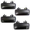 Exterior Door Handle Black Set 4 Fits Honda Civic EC ED EE 4D Sedan 1988-91 D06