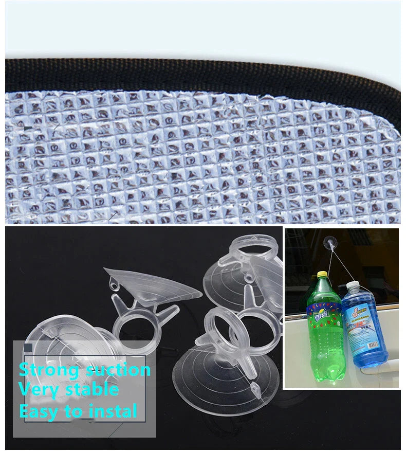Tesla Model S Front + Rear + Side Sun Visor Privacy Light Shade Shield
