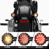 Harley Motorcycle - Black Indicator Lamps LED Turn Signal Lights