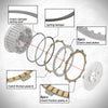 Harley Road King Glide Clutch Pressure Plate & Plates Kit (2011-2016)