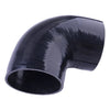 Car Radiator 3" Black 90 Degree Silicone Elbow Hose Coupling (Fits Various)