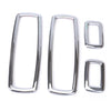 Jeep Grand Cherokee, Dodge 4pcs Chrome Power Window Switch Frames (1999-2004)