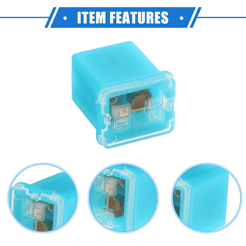 Pickup Trucks & Cars 10 Pcs Mini Box Shaped Fuse 20 Amps (Various Years)