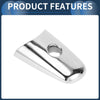 INFINITI QX60 (2014-2019) Silver Tone Door Handle Cover Front Left