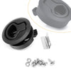 Boat Deck Hatch Door Locking 2" Flush Pull Slam Latch (No Lock Core)