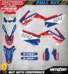 Honda CRF 450 Full Custom Graphic Kit FIERCE Style (2009-2012)
