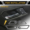 Chevy Colorado (23-24) Carbon Fiber Pattern Interior Door Handle Bezel Cover