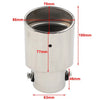 Car Accessories Stainless Steel Round Exhaust Pipe Tail Muffler Tip