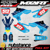 Yamaha YZF 450 BOOST STYLE Decals Graphics Kit (2010-2013)