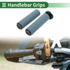 Motorcycle 7/8" 22mm Hand Grips TPU Blue