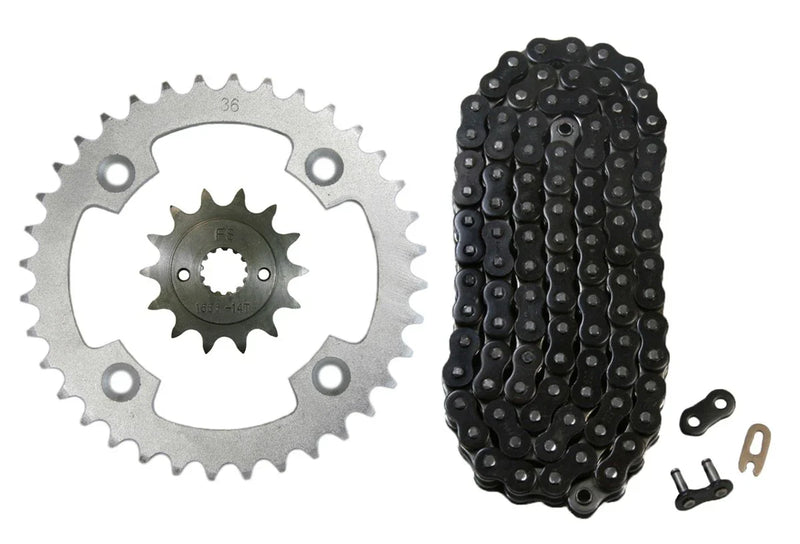 Suzuki LT-R450 Quadracer 2 x Drive Chain & 14/36 Sprockets (2005–2009)