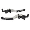 Kawasaki ZX10R / RR / KRT / SE CNC Silver Extendable Brake Clutch Levers (16-20)