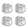Honda CB900F, CB900C, CB1000C 4 x Carburetor Rebuild Kits (1979-1983)