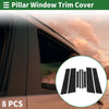 BMW X4 Black Door Pillar Window Trim 8 x (2019 - 2024)