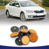 Motorcycle Scooter Reflector / 10 x / Orange Round Reflector